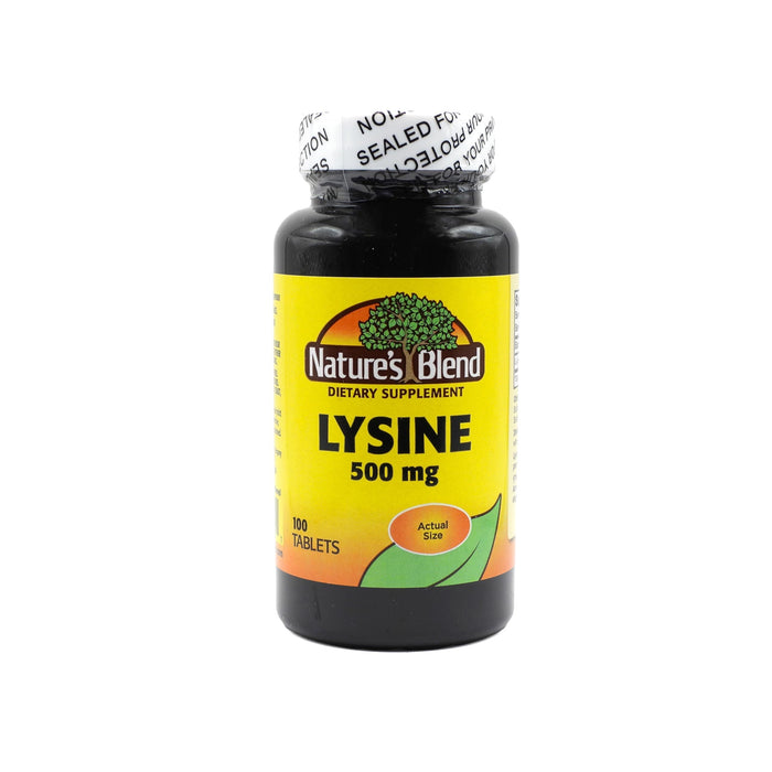 Nature's Blend® L-Lysine – 500 mg – 100 Tablets by Pasteur Pharmacy