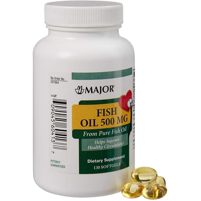 Major Fish Oil 500 Mg by Pasteur Pharmacy