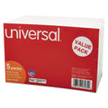 Universal Ruled Index Cards, 4 x 6, White, 500/Pack