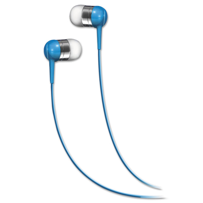 Maxell SEB In-Ear Buds, 4 ft Cord, Blue