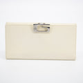 Gucci Ivory Leather Long Wallet #2040 by Bolt Boutique