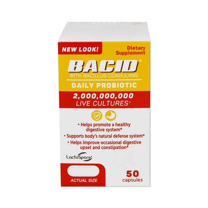 Bacid Daily Probiotic Dietary Supplement For Digestive Health by Pasteur Pharmacy