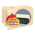 Smead Interior File Folders, 1/3-Cut Tabs: Assorted, Legal Size, 0.75" Expansion, Manila, 100/Box
