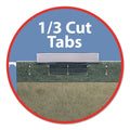 Smead Hanging Folders, Letter Size, 1/3-Cut Tabs, Standard Green, 25/Box