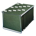 Smead Hanging Folders, Letter Size, 1/5-Cut Tabs, Standard Green, 25/Box