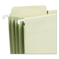 Smead FasTab Hanging Pockets, Letter Size, 1/3-Cut Tabs, Moss, 9/Box