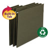 Smead FasTab Hanging Folders, Legal Size, 1/3-Cut Tabs, Standard Green, 20/Box