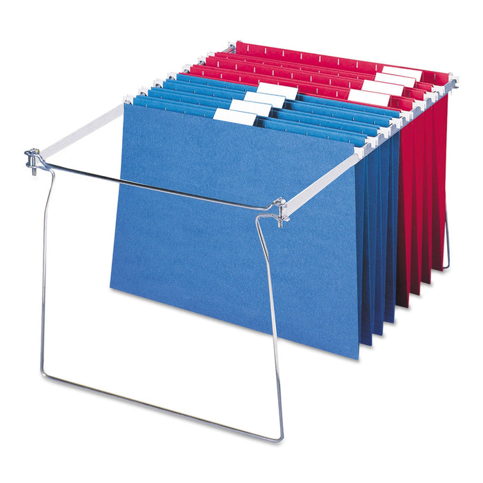 Smead Steel Hanging Folder Drawer Frame, Letter Size, 23" to 27" Long, Gray, 2/Pack