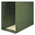 Smead Box Bottom Hanging File Folders, 3" Capacity, Legal Size, Standard Green, 25/Box