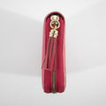 Gucci Pink Soho Interlocking G Leather Tassel Round Zipper Long Wallet #2058 by Bolt Boutique
