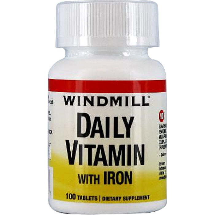Windmill Daily Vitamin With Iron Tablets 100ct by Pasteur Pharmacy