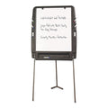 Iceberg Ingenuity Portable Flipchart Easel with Dry Erase Surface, Resin Surface Frame, 35 x 30 x 73, Charcoal