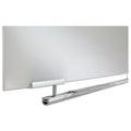 Iceberg Clarity Glass Dry Erase Board with Aluminum Trim, Frameless, 72 x 36