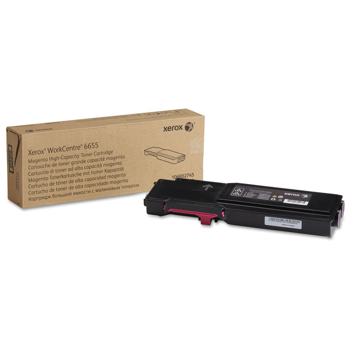 Xerox 106R02745 Toner, 7,500 Page-Yield, Magenta