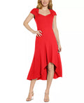 Adrianna Papell Sweetheart-Neck High-Low Dress, Size 6 by Vanessa Jane