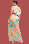 Aura Off Shoulder Maxi Dress - Plus Size by Fasheabe