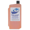 Dial Hair + Body Wash Refill for 1 L Liquid Dispenser, Neutral Scent, 1 L, 8/Carton