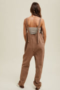 Cotton Denim Overall - Mocha by Boutique 23