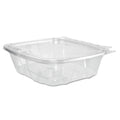 Dart ClearPac SafeSeal Tamper-Resistant/Evident Containers, Flat Lid, 24 oz, 6.4 x 1.9 x 7.1, Clear, Plastic, 100/Bag, 2 Bags/CT
