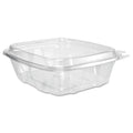 Dart ClearPac SafeSeal Tamper-Resistant/Evident Containers, Domed Lid, 24 oz, 6.4 x 2.3 x 7.1, Clear, Plastic, 100/Bag, 2 Bags/CT