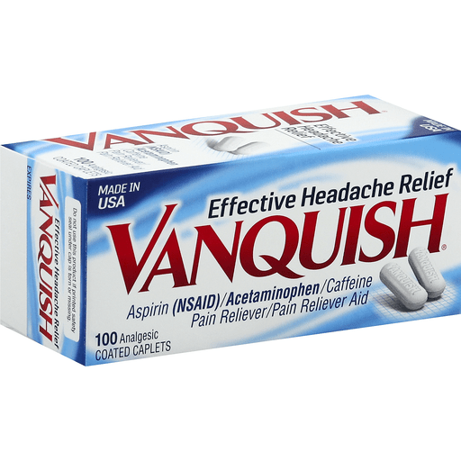 Vanquish Pain Reliever Aid Coated Caplets by Pasteur Pharmacy