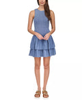 Michael Kors Smocked Tiered Dress, Size Large by Vanessa Jane