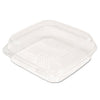 Pactiv Evergreen ClearView SmartLock Hinged Lid Container, 9.22 x 8.88 x 2.91, Clear, Plastic, 200/Carton