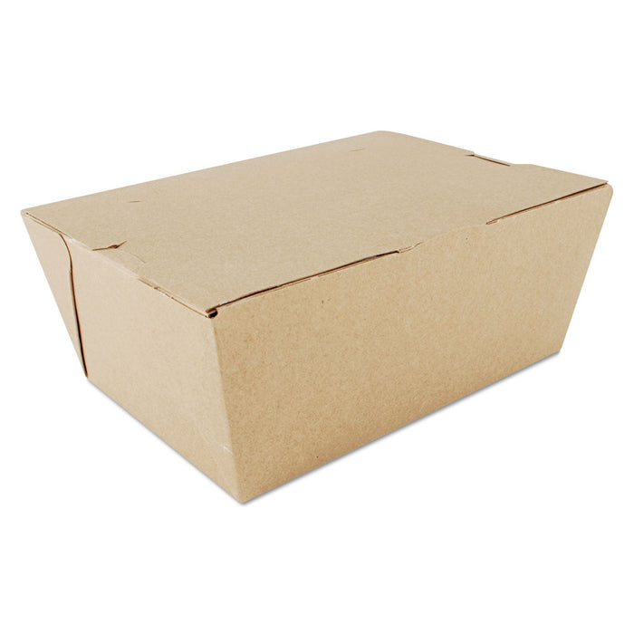SCT ChampPak Carryout Boxes, #4, 7.75 x 5.5 x 3.5, Kraft, Paper, 160/Carton