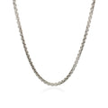 2.2mm Sterling Silver Rhodium Plated Round Box Chain by Bids.com