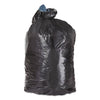Trinity Plastics Low-Density Can Liners, 10 gal, 1 mil, 24" x 23", Black, 500/Carton