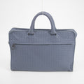 Bottega Veneta Leather Intrecciato Briefcase Business Bag Blue #2081 by Bolt Boutique