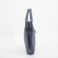 Bottega Veneta Leather Intrecciato Briefcase Business Bag Blue #2081 by Bolt Boutique
