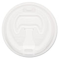 Dart Optima Reclosable Lid, Fits 12 oz to 24 oz Foam Cups, White, 100 Pack, 10 Packs/Carton