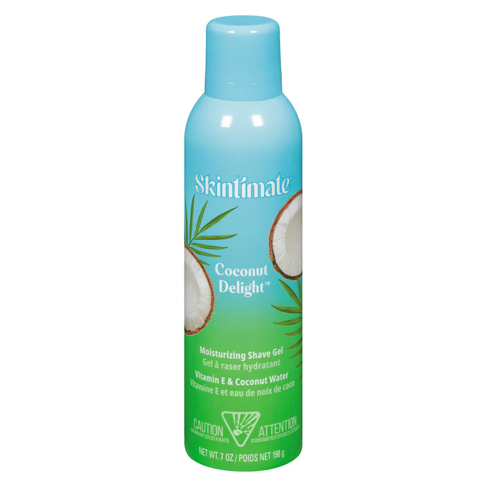 Skintimate Moisturizing Coconut Delight Shave Gel 7 Oz by Pasteur Pharmacy