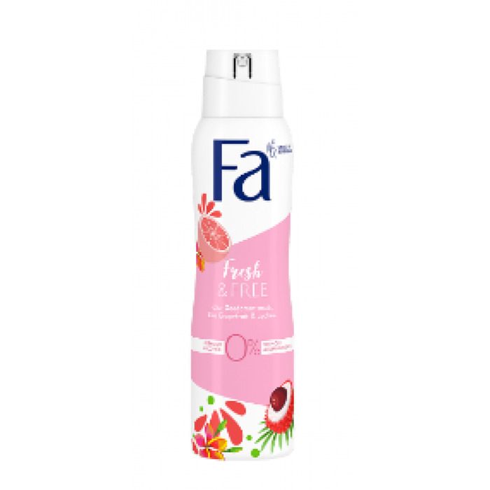 Fa Freshly Free Grapefruit & Lyche 48H Deodorant 150ml by Pasteur Pharmacy