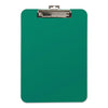 Mobile OPS Unbreakable Recycled Clipboard, 0.25" Clip Capacity, Holds 8.5 x 11 Sheets, Green
