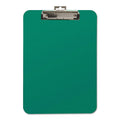 Mobile OPS Unbreakable Recycled Clipboard, 0.25" Clip Capacity, Holds 8.5 x 11 Sheets, Green