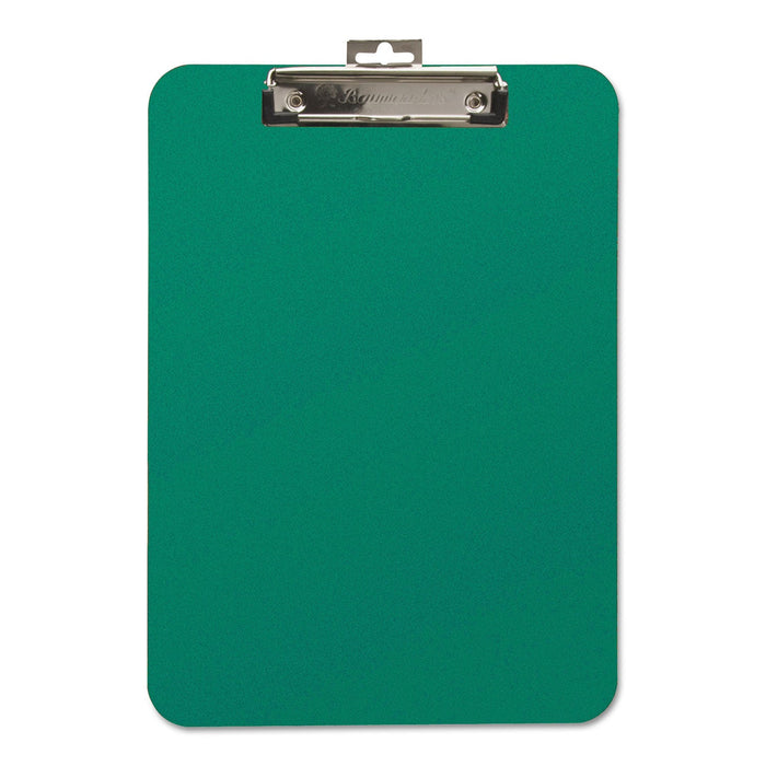 Mobile OPS Unbreakable Recycled Clipboard, 0.25" Clip Capacity, Holds 8.5 x 11 Sheets, Green
