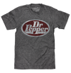 Dr Pepper Oval Logo T-Shirt - Gray