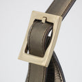 Gucci Gold Canvas / Metallic Brown Leather Jackie Shoulder Bag #2088 by Bolt Boutique