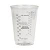 Dart Plastic Medical and Dental Cups, 10 oz, Clear, Graduated, 50/Bag, 20 Bags/Carton
