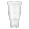 Dart Clear PET Cold Cups, 32 oz, Clear, 25/Bag, 20 Bags/Carton