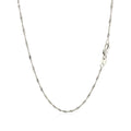 14k White Gold Singapore Chain 1.5mm by Bids.com