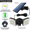 20W Super Bright Solar Lights 120 LED IP65 Waterproof by DailySale