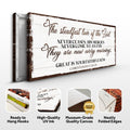 The Steadfast Love Of The Lord Lamentations 3:22-23 Faith Sign III by Tailored Canvases