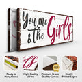 You, Me And The Girls Sign III by Tailored Canvases