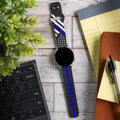 Law Enforcement HD Watchband for Samsung, Garmin, Fossil, and More for Samsung, Garmin, Fossil, and More by Affinity Bands