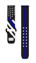 Law Enforcement HD Watchband for Samsung, Garmin, Fossil, and More for Samsung, Garmin, Fossil, and More by Affinity Bands
