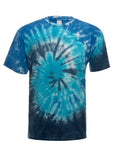 Midnight Ocean Spiral Tie Dye by SpectraUSA