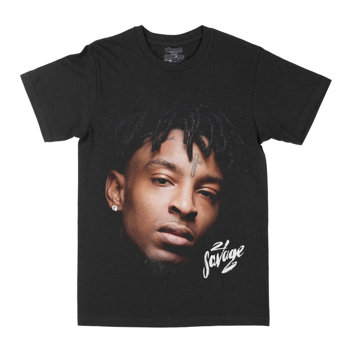 21 Savage "Big Face" Graphic Tee by Obsessed with graphic tees